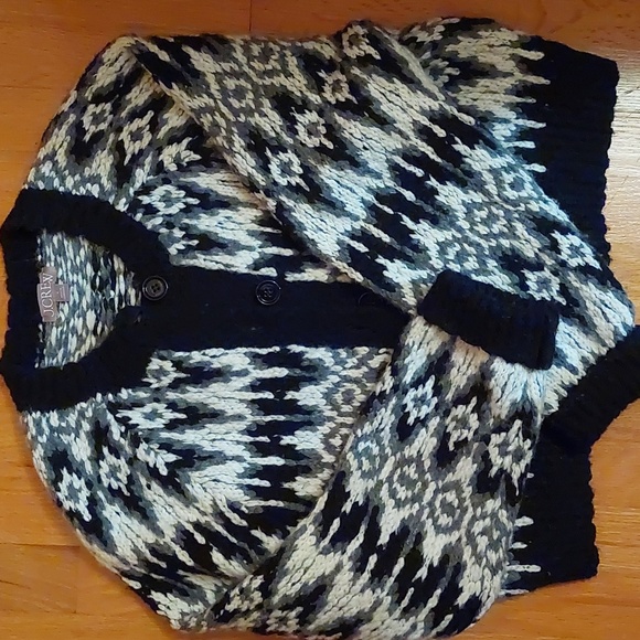 Bundle J Crew Fair Isle Cardigan & Babaton Cashmere Vest S - Picture 4 of 15